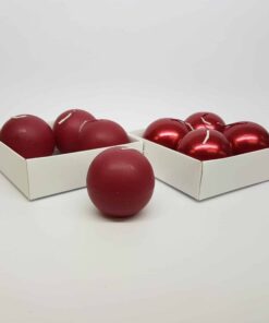 Svijeća kugla 5,5 cm  set 4/1