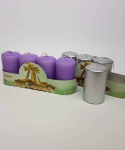 Svijeća 4cm x 6,5cm  set 4/1