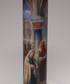 Svijeća oltarna OMNIA  6,5x30 cm -  Prikazanje Isusovo