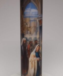 Alternative view of Svijeća oltarna OMNIA  6,5x30 cm -  Prikazanje Isusovo